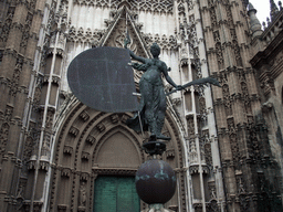 Copy of the Giraldillo at the south side of the Seville Cathedral