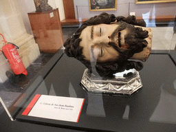 Head of Saint John the Baptist in the museum of the Seville Cathedral