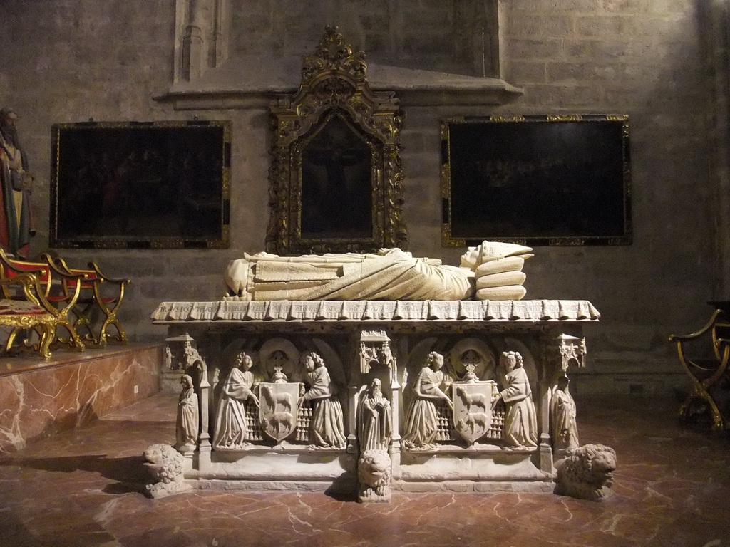 Tomb of Cardenal Juan de Cervantes at the Capilla de San Hermenegildo at the Seville Cathedral