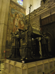 Tomb of Christopher Columbus at the Seville Cathedral