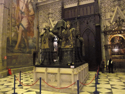 Tomb of Christopher Columbus at the Seville Cathedral