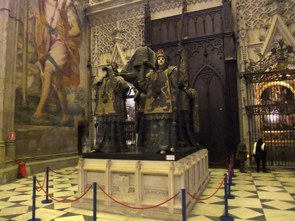 Tomb of Christopher Columbus at the Seville Cathedral