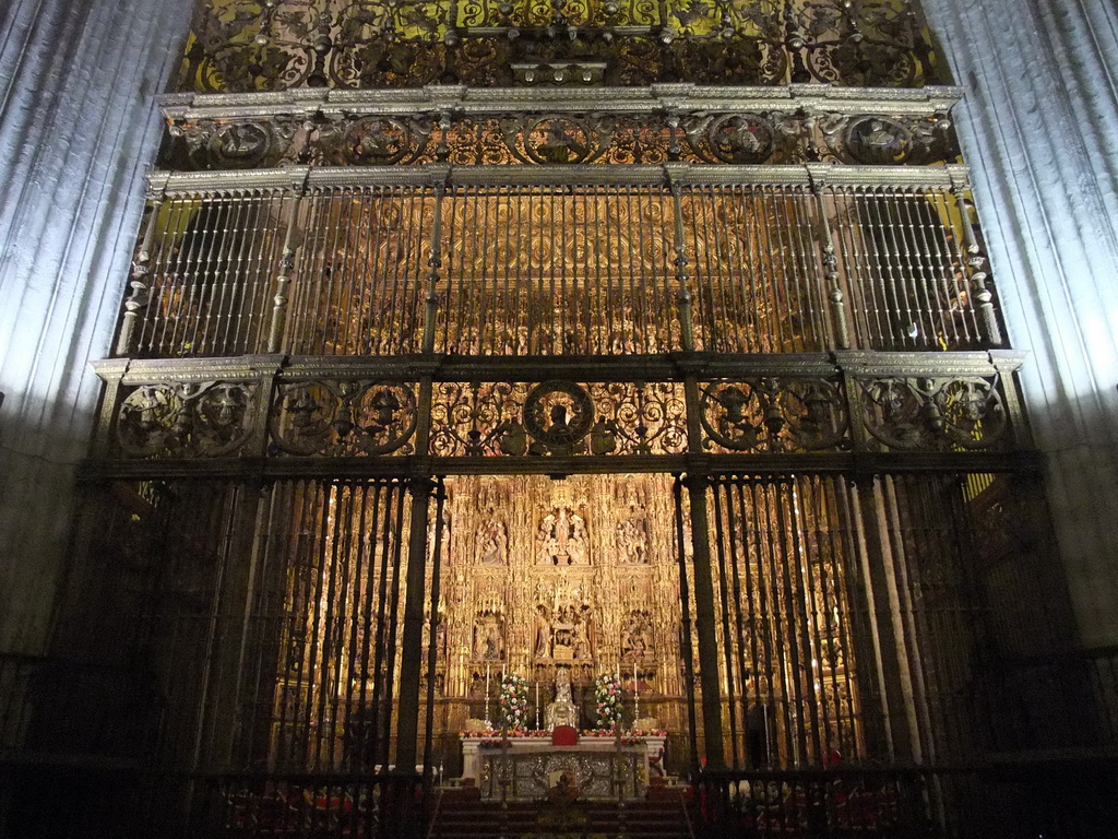 Altarpiece (Retablo) of Pierre Dancart, at the Capilla Mayor at the Seville Cathedral