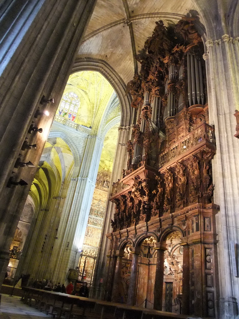 North organ at the Seville Cathedral