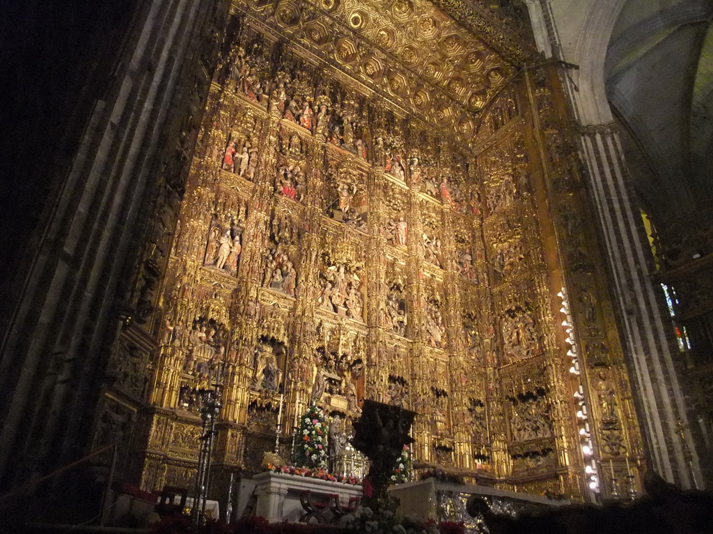 Altarpiece of Pierre Dancart, at the Capilla Mayor at the Seville Cathedral