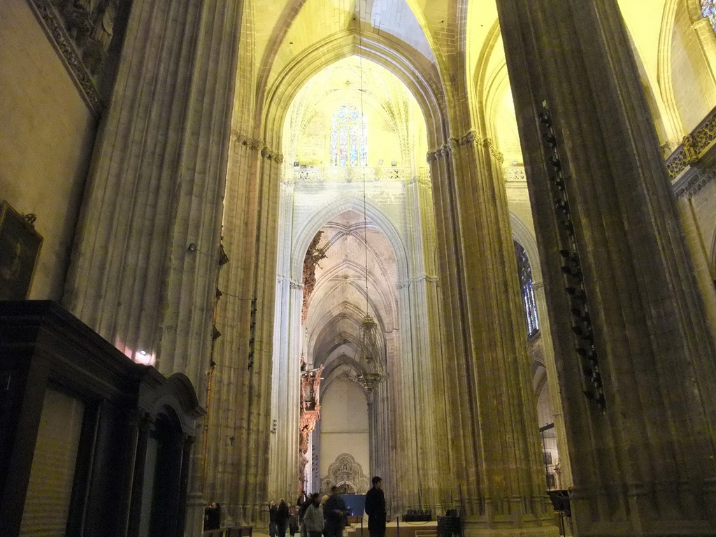 Northern nave of the Seville Cathedral