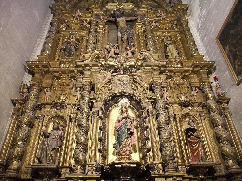 Altarpiece at the Capilla de la Concepción Grande at the Seville Cathedral