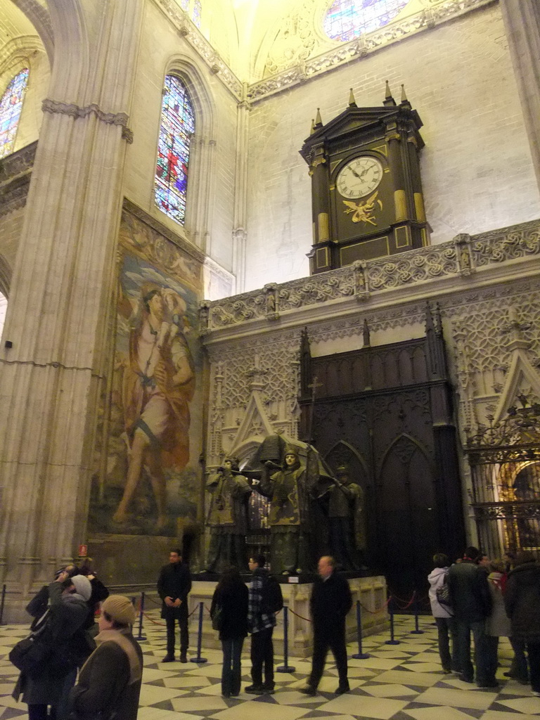 Tomb of Christopher Columbus at the Seville Cathedral