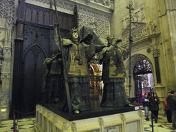 Tomb of Christopher Columbus at the Seville Cathedral