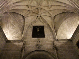 Painting of Christ on the ceiling of the Sacristía de los Cálices at the Seville Cathedral