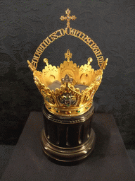 Golden crown in the Treasury at the Seville Cathedral