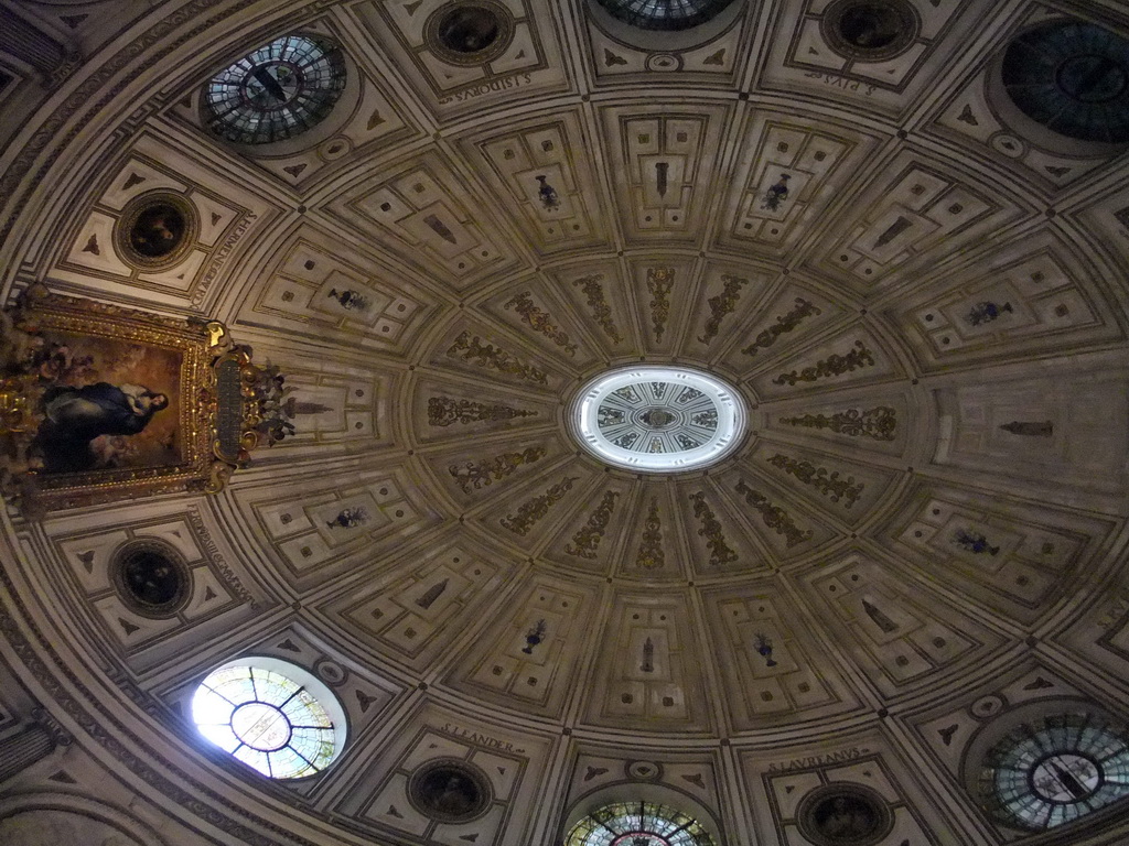 Ceiling of the Sala Capitular room at the Seville Cathedral