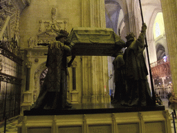 Tomb of Christopher Columbus at the Seville Cathedral