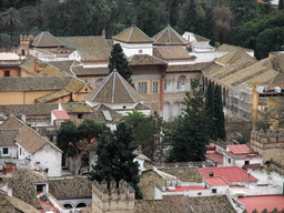 The Alcázar of Seville, viewed from the top of the Giralda tower
