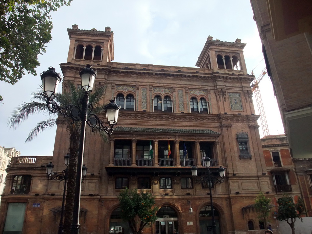 Former Antiguo Teatro Coliseo theater at the Calle Adolfo Rodríguez Jurado street