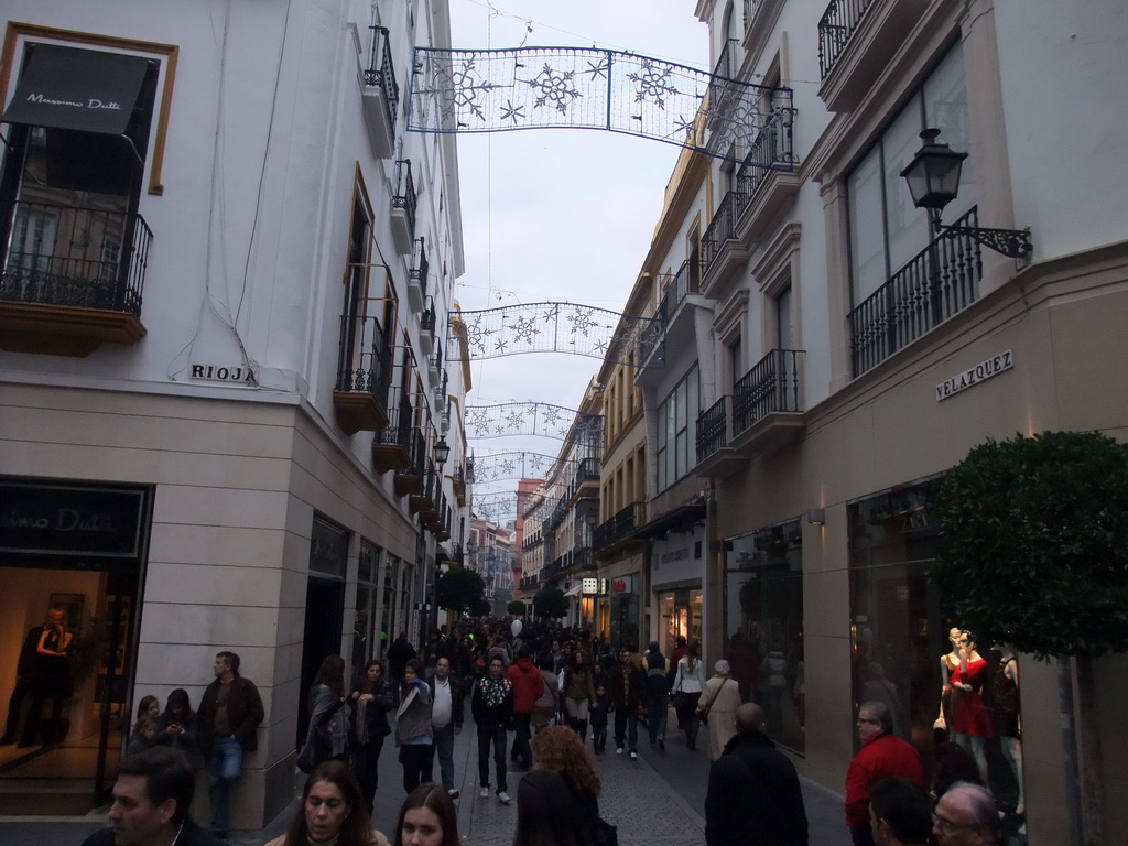 The Calle de Velázquez shopping street