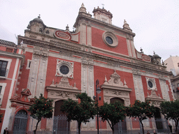 Front of the Iglesia del Salvador church at the Plaza del Salvador square