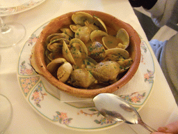 Seafood in the Restaurante La Isla