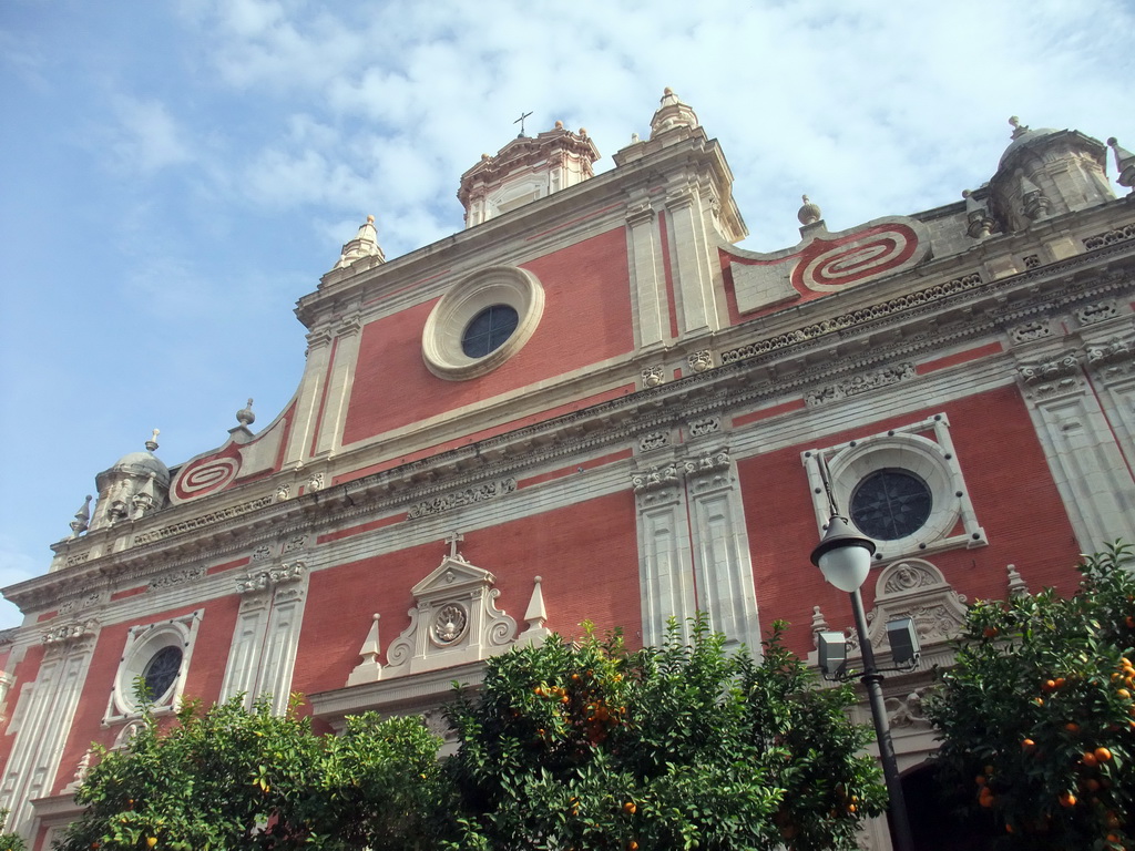 Front of the Iglesia del Salvador church at the Plaza del Salvador square