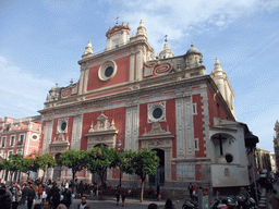 Front of the Iglesia del Salvador church at the Plaza del Salvador square