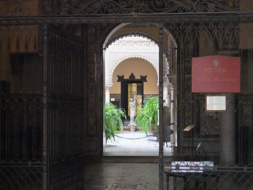 Entrance to the Palace of the Countess of Lebrija at the Calle Cuna street