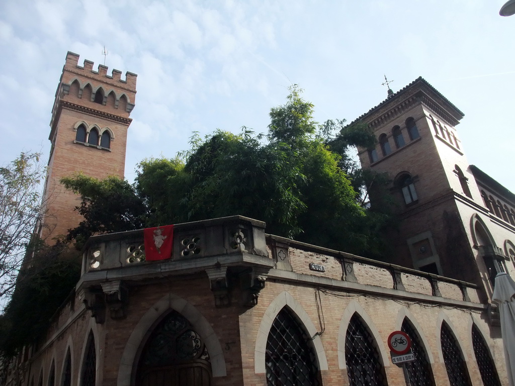 The Palacio del Marqués de la Motilla (now the Faculty of Fine Arts) at the Calle Laraña street