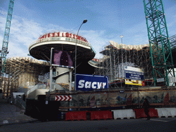 The Metropol Parasol de la Encarnación, under construction, at the Plaza de la Encarnación square