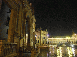 The Plaza de España building, by night