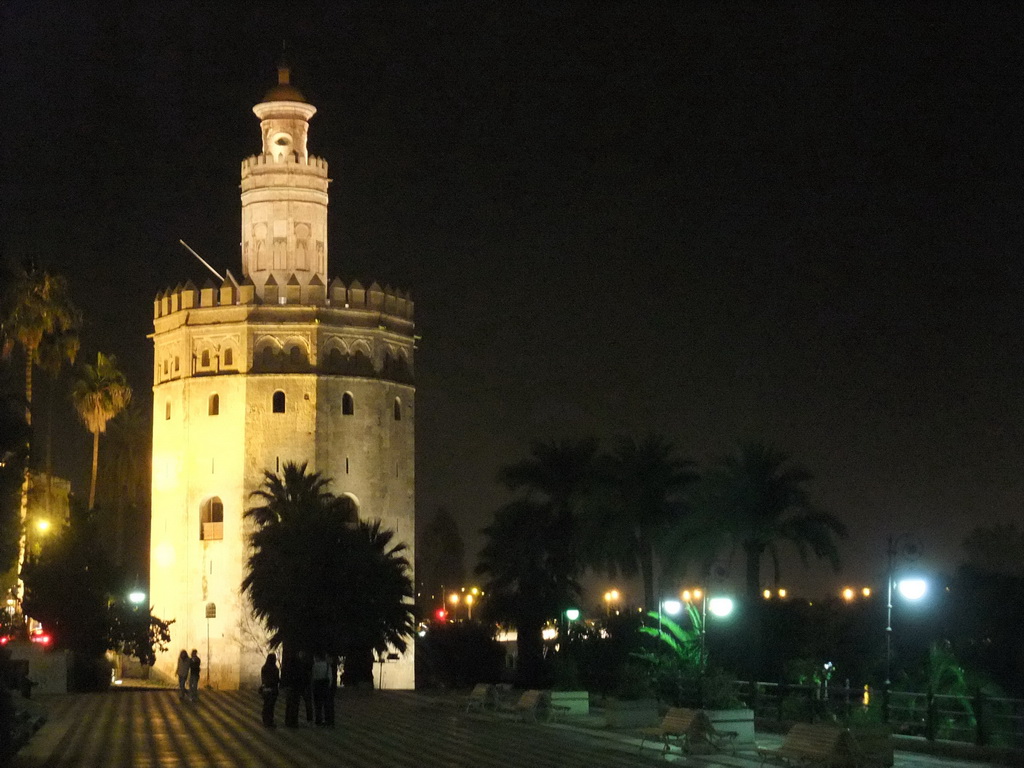 The Torre del Oro, by night