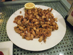Fried seafood tapas in Restaurante La Infanta