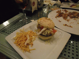 Hamburger tapas in Restaurante La Infanta