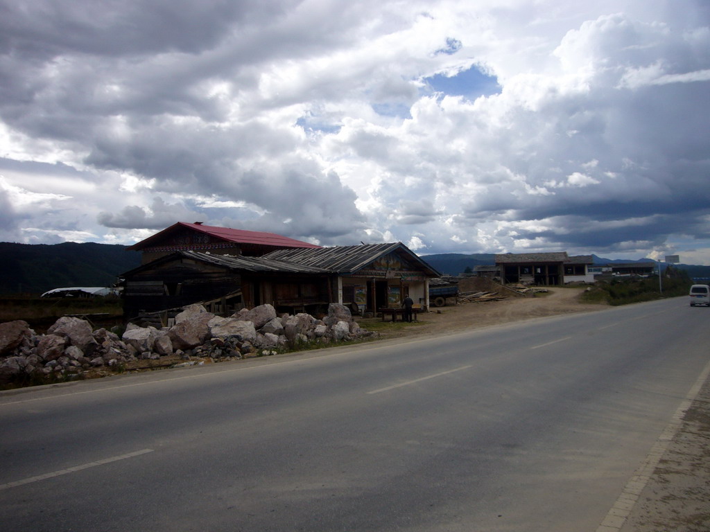 Tibetan houses near Shangri-La (Zhongdian/Gyalthang)