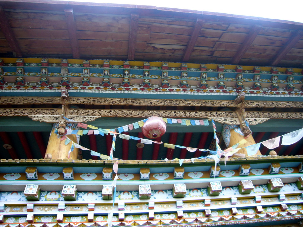 Upper floor of a Tibetan buddhism temple