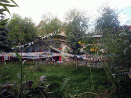 Tibetan buddhism temple and garden