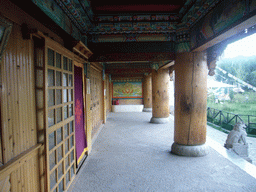 Lower floor of a Tibetan buddhism temple