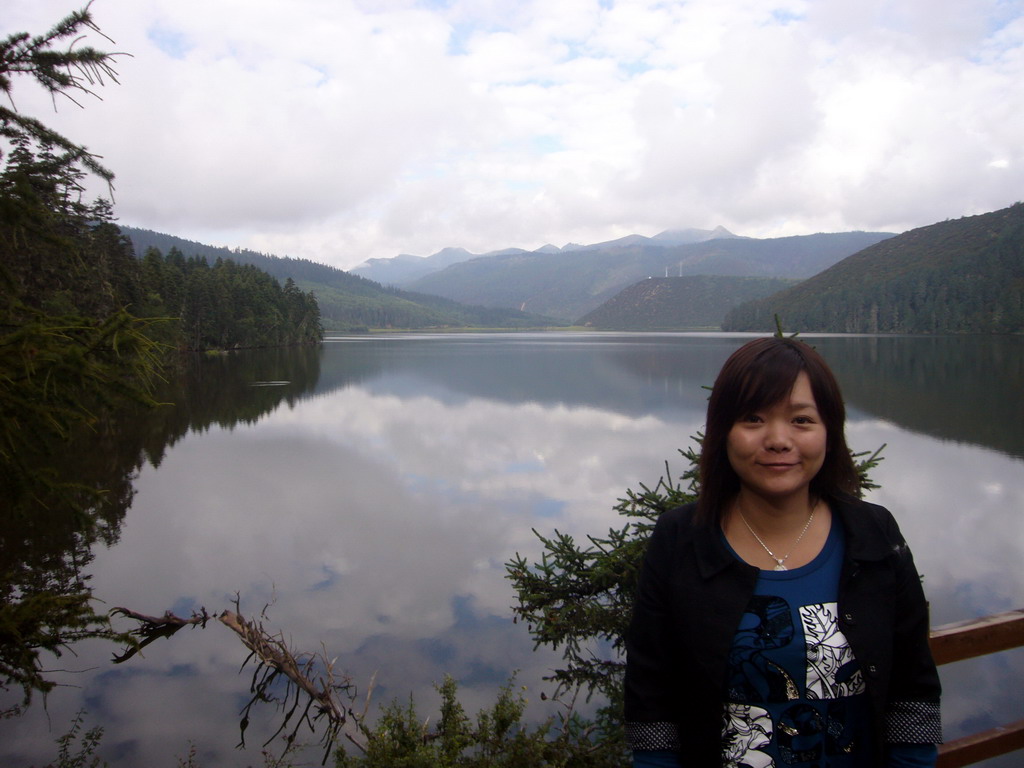 Miaomiao at Shudu Lake in Potatso National Park