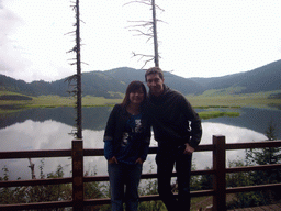 Tim and Miaomiao at Shudu Lake in Potatso National Park