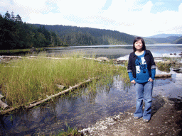 Miaomiao at Bita Lake in Potatso National Park