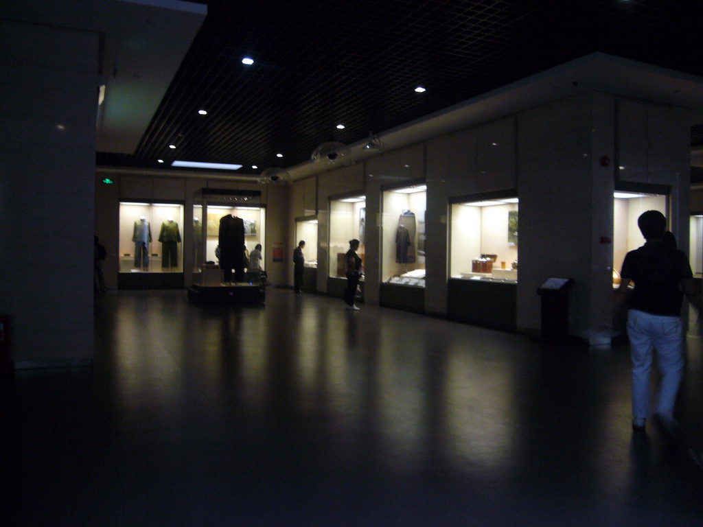 Robes and other relics in the Shaoshan Mao Zedong Relic Museum