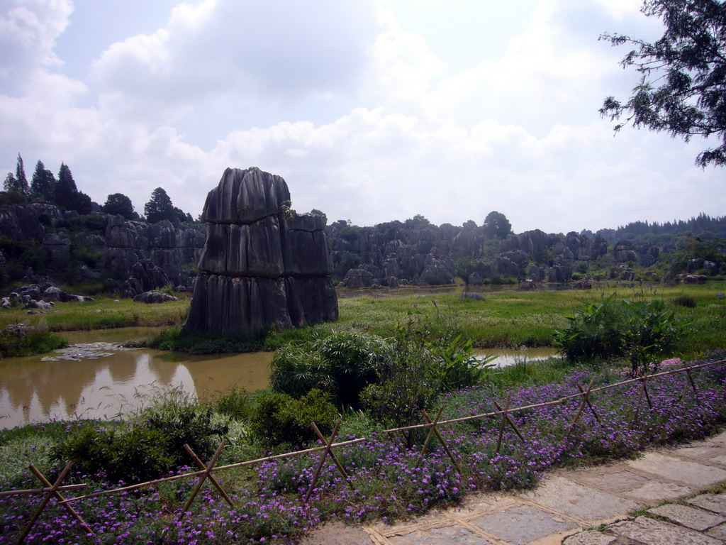 Karst formations in the Minor Stone Forest of Shilin National Park