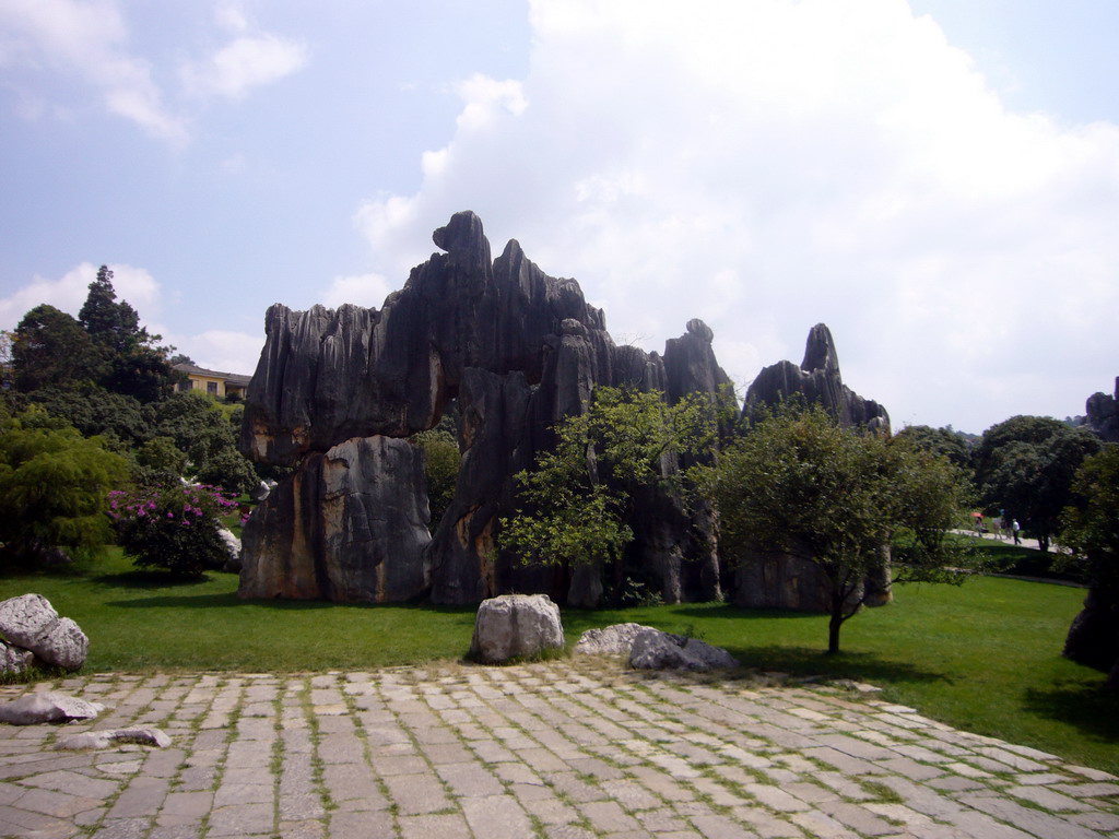 Karst formations in the Minor Stone Forest of Shilin National Park