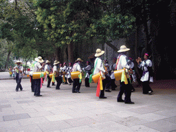 Minorities dancing in Shilin National Park