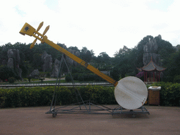 Enlarged version of local instrument in Shilin National Park