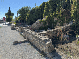 Walls at the Liman Caddesi street