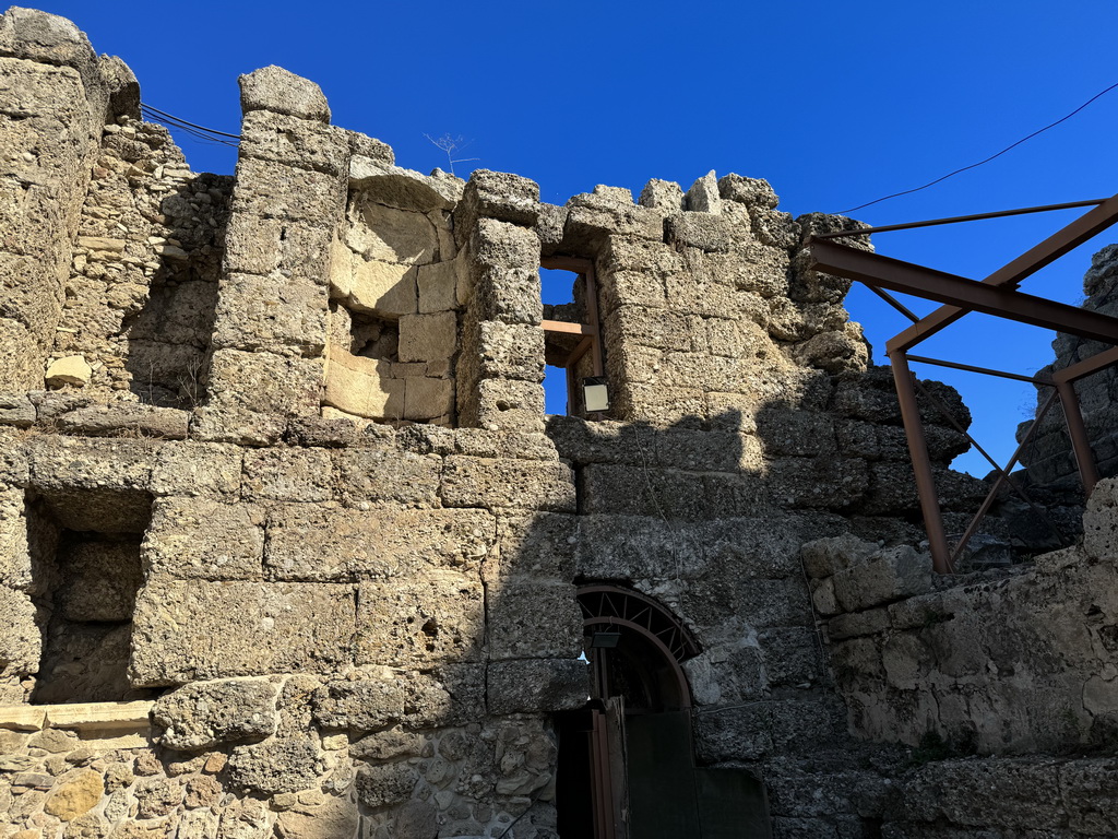 Back side of the small gate next to the Vespasianus Monument at the Liman Caddesi street