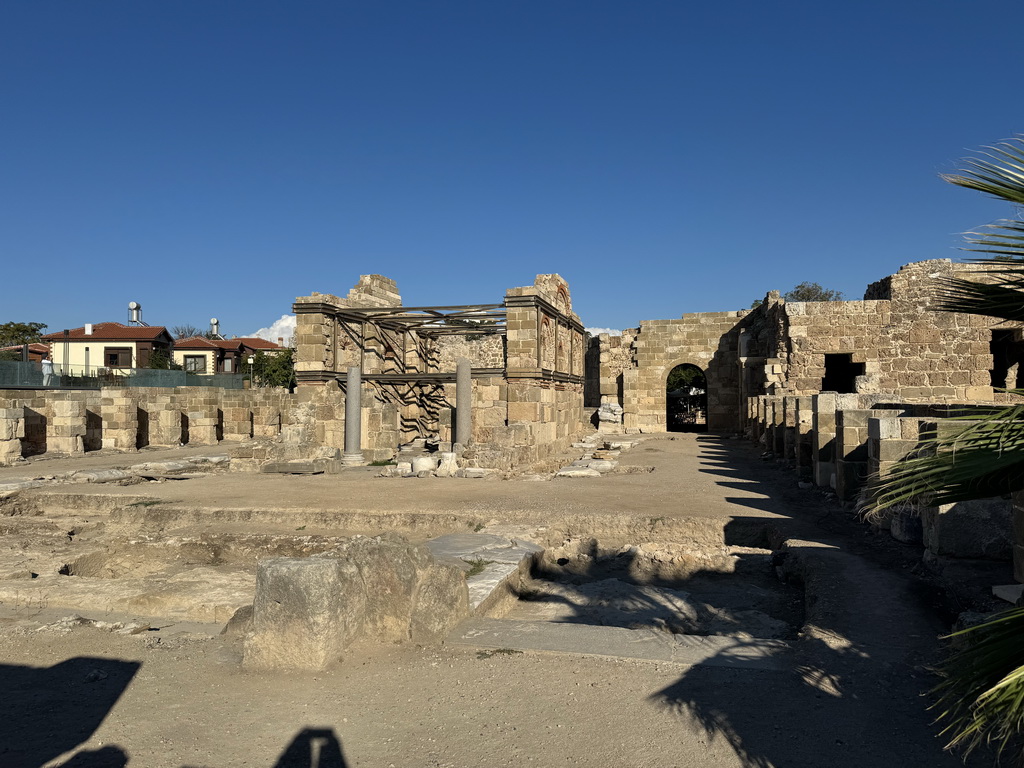 West side of the Byzantine South Basilica at the Barbaros Caddesi street