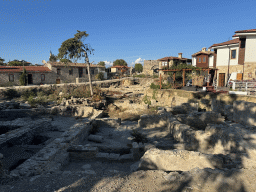 Ruins of houses at the Barbaros Caddesi street