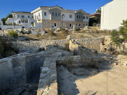 Ruins of houses at the Barbaros Caddesi street