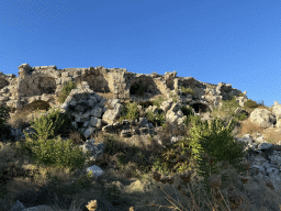 South side of the Roman theatre of Side, viewed from the Çagla Sokak alley