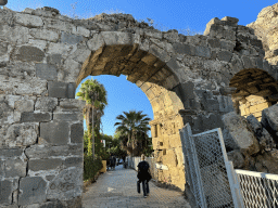 Gate at the southwest side of the Roman theatre of Side at the Çagla Sokak alley